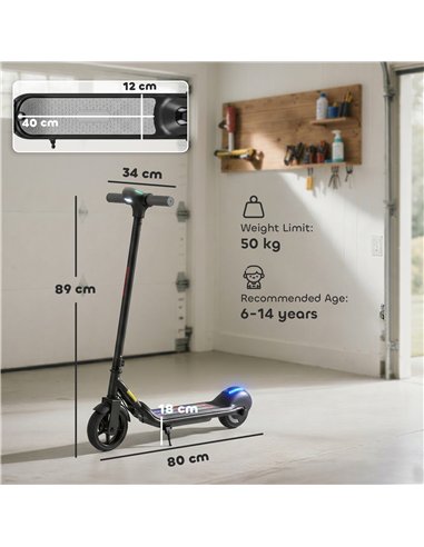 SPORTNOW Electric Scooter for Kids, with LED Display, Green