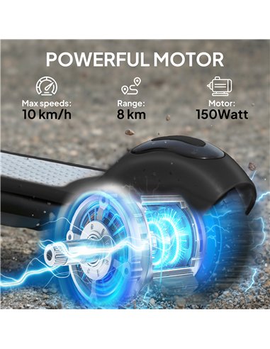 SPORTNOW Electric Scooter for Kids, with LED Display, Green