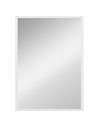 HOMCOM Wall-Mounted Bathroom Mirror, 70 x 50 cm Wall Mirror for Living Room, Bedroom, Hallway, White
