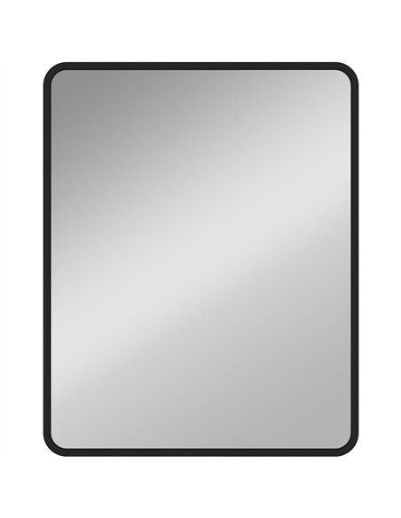 HOMCOM Rectangular Wall Mirror with HD Glass - Black - pic 198160 | FastDaddyshop
