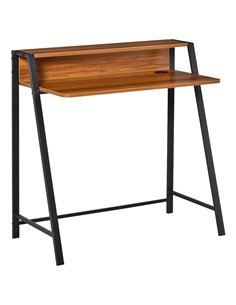 HOMCOM Writing Desk Computer Table Home Office, Walnut