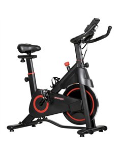 SPORTNOW Exercise Bike, Stationary Bike with Adjustable Magnetic Resistance, Indoor Cycling Equipment with LCD Display