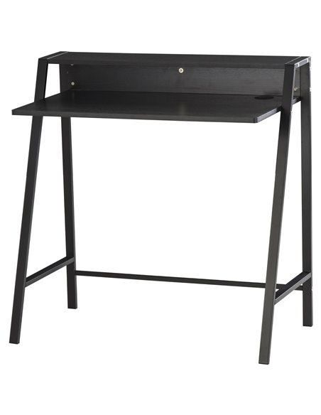 HOMCOM Home Office Writing Desk Computer Table, Black - pic 19988 | FastDaddyshop