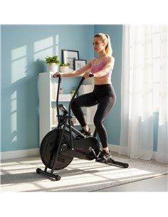 SPORTNOW Exercise Bike with Adjustable Seat, LCD Display for Home Gym 2