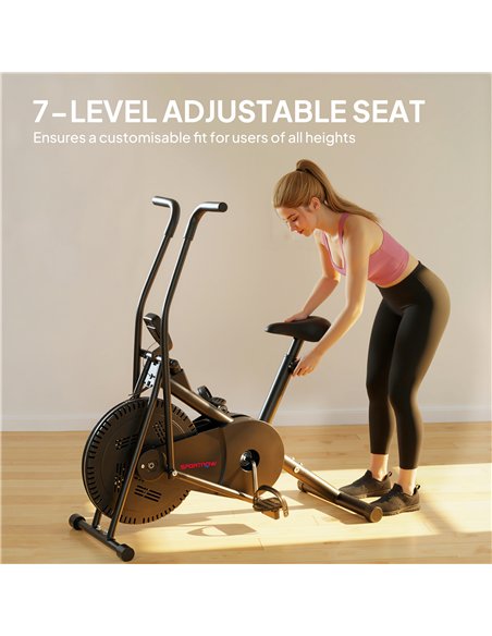 SPORTNOW Exercise Bike with Adjustable Seat, LCD Display for Home Gym - pic 199901 | FastDaddyshop
