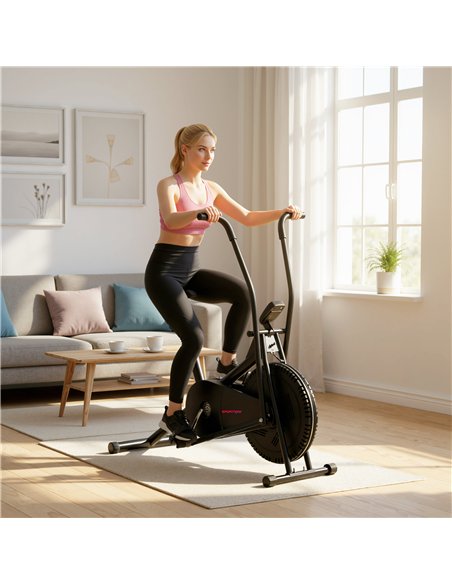SPORTNOW Exercise Bike with Adjustable Seat, LCD Display for Home Gym - pic 199904 | FastDaddyshop