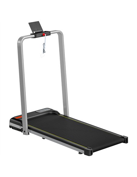 SPORTNOW Folding Walking Treadmill, Under Desk Walking Pad with Incline, Silver Tone - pic 199906 | FastDaddyshop