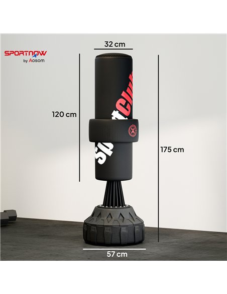 SPORTNOW 175cm Heavy Boxing Bag with Stand and Suction Cup Base - pic 199936 | FastDaddyshop
