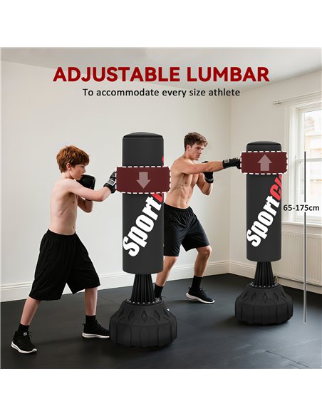SPORTNOW 175cm Heavy Boxing Bag with Stand and Suction Cup Base - pic 199937 | FastDaddyshop