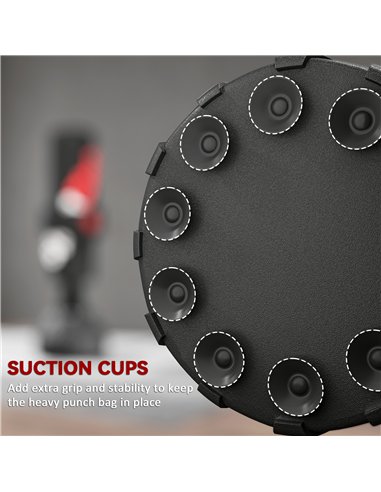 SPORTNOW 175cm Heavy Boxing Bag with Stand and Suction Cup Base