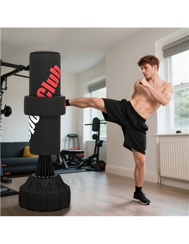SPORTNOW 175cm Heavy Boxing Bag with Stand and Suction Cup Base