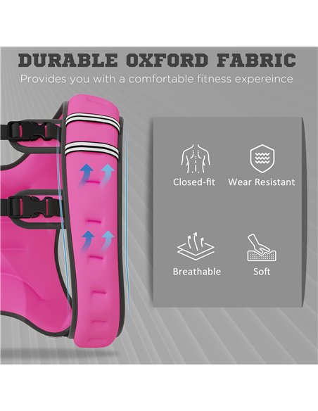 HOMCOM 8KG Weighted Vest, Running Weight Vest with Adjustable Strap, Convenient Pocket and Reflective Strips for Men and Women - pic 199946 | FastDaddyshop