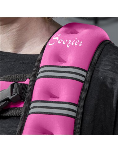 HOMCOM 8KG Weighted Vest, Running Weight Vest with Adjustable Strap, Convenient Pocket and Reflective Strips for Men and Women
