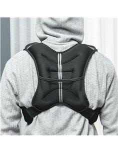 HOMCOM 5KG Weighted Vest, Running Weight Vest with Adjustable Strap, Convenient Pocket and Reflective Strips for Men and Women 2