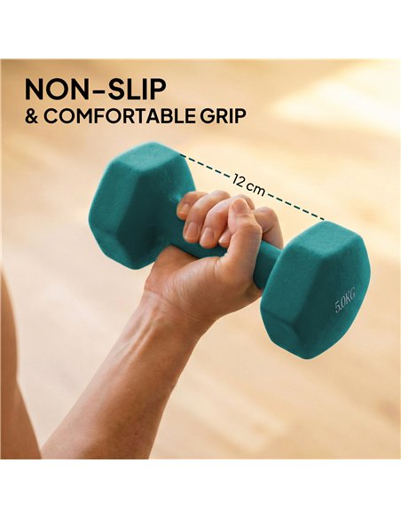 SPORTNOW Hex Dumbbells Set with Dumbbell Rack, Non Slip Hand Weights for Home Gym Strength Training, 2 x 1kg, 2 x 3kg, 2 x 5kg - pic 200019 | FastDaddyshop