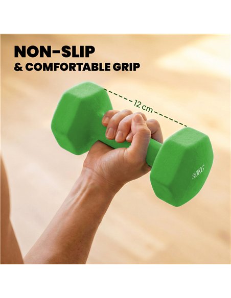 SPORTNOW Hex Dumbbells Set with Dumbbell Rack, Hand Weights for Strength Training Weight Lifting, 2 x 1kg, 2 x 3kg, 2 x 5kg - pic 200037 | FastDaddyshop