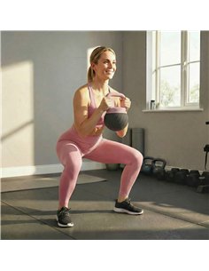 SPORTNOW Soft Kettlebell, 12kg Kettle Bell with Anti-Slip Grip for Home Gym Weight Lifting and Strength Training 2