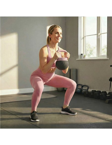SPORTNOW Soft Kettlebell, 12kg Kettle Bell with Anti-Slip Grip for Home Gym Weight Lifting and Strength Training - pic 200088 | FastDaddyshop