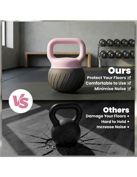 SPORTNOW Soft Kettlebell, 12kg Kettle Bell with Anti-Slip Grip for Home Gym Weight Lifting and Strength Training - pic 200093 | FastDaddyshop