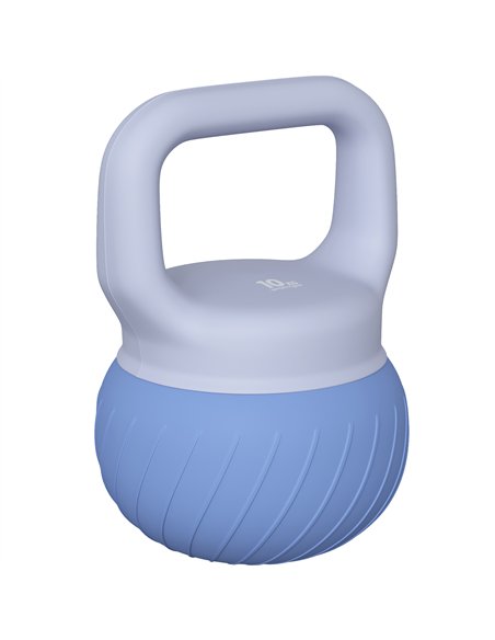 SPORTNOW Soft Kettlebell, 10kg Kettle Bell with Anti-Slip Grip for Home Gym Weight Lifting and Strength Training - pic 200096 | FastDaddyshop