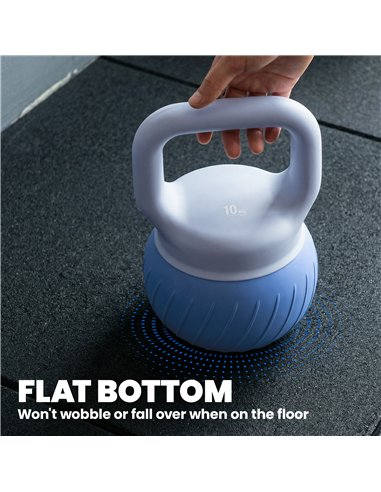 SPORTNOW Soft Kettlebell, 10kg Kettle Bell with Anti-Slip Grip for Home Gym Weight Lifting and Strength Training