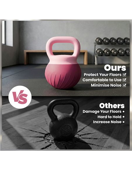 SPORTNOW Soft Kettlebell, 6kg Kettle Bell with Anti-Slip Grip for Home Gym Weight Lifting and Strength Training - pic 200111 | FastDaddyshop