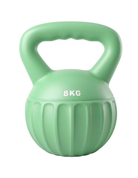 SPORTNOW Kettlebell for Strength Training Kettle Bell with Non-Slip Handle 8 kg Green - pic 200123 | FastDaddyshop