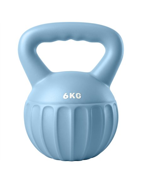 SPORTNOW Kettlebell for Strength Training Kettle Bell with Non-Slip Handle 6 kg Blue - pic 200132 | FastDaddyshop