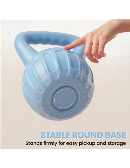 SPORTNOW Kettlebell for Strength Training Kettle Bell with Non-Slip Handle 6 kg Blue - pic 200138 | FastDaddyshop