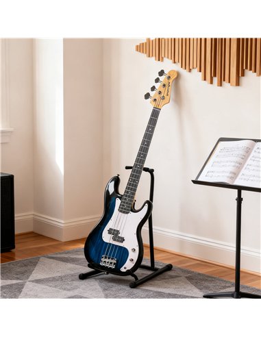 SPORTNOW 4 String Full Size Electric Bass Guitar for Beginners