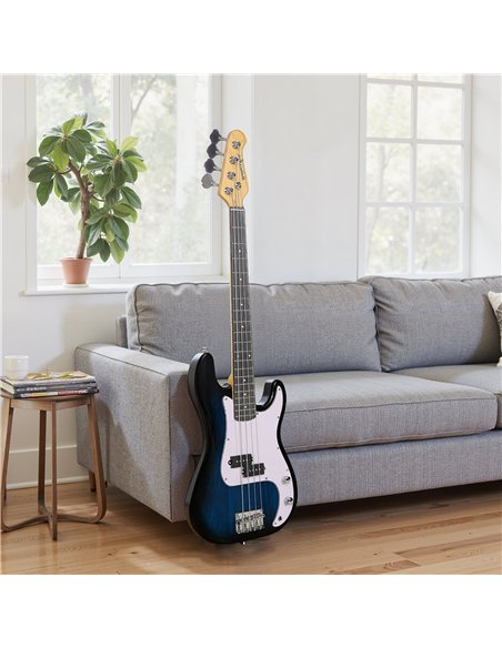 SPORTNOW 4 String Full Size Electric Bass Guitar for Beginners - pic 200329 | FastDaddyshop