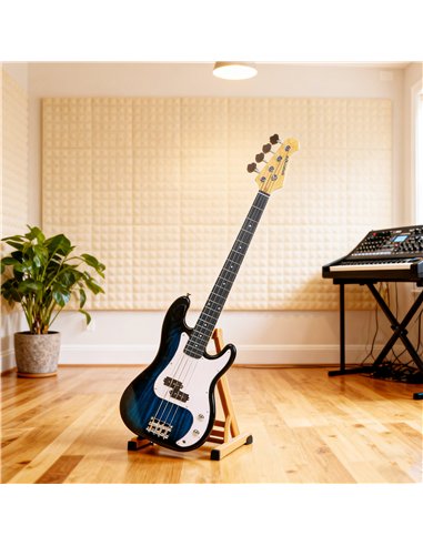 SPORTNOW 4 String Full Size Electric Bass Guitar for Beginners