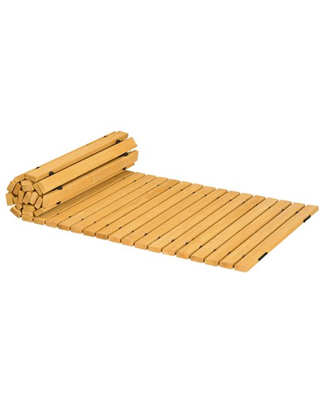 Outsunny Rollable Wooden Garden Pathway Weather-Resistant Walk Way for Wedding Party Pathways 185 x 60 cm - pic 200394 | FastDaddyshop