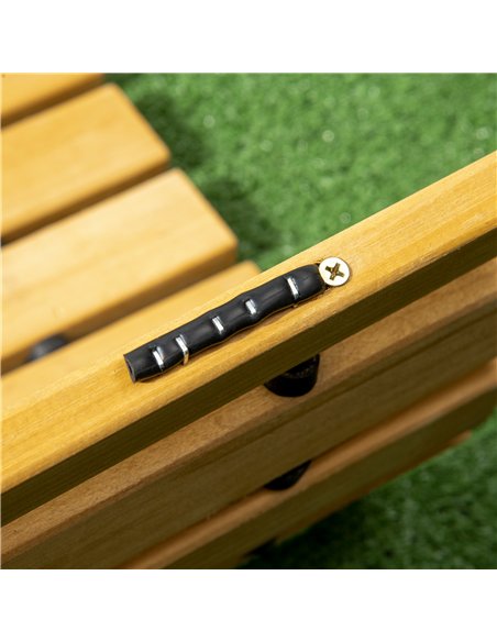 Outsunny Rollable Wooden Garden Pathway Weather-Resistant Walk Way for Wedding Party Pathways 185 x 60 cm - pic 200401 | FastDaddyshop