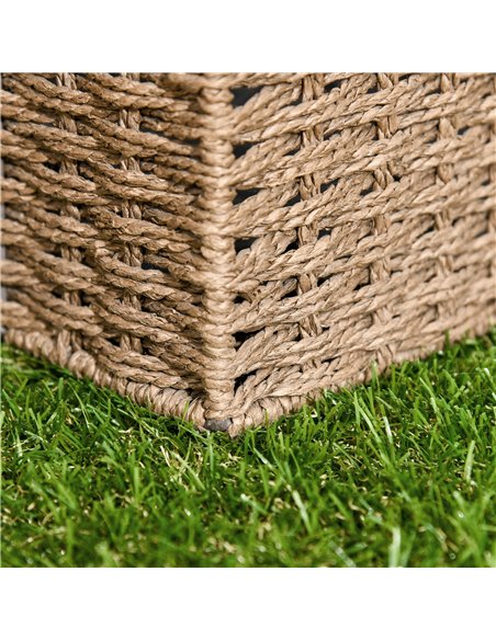 Outsunny 10-Piece Artificial Grass Set, Weatherproof Turf Tiles, 25mm Pile Height, Outdoor Carpet for Garden, Balcony & Patio, 3 - pic 200419 | FastDaddyshop