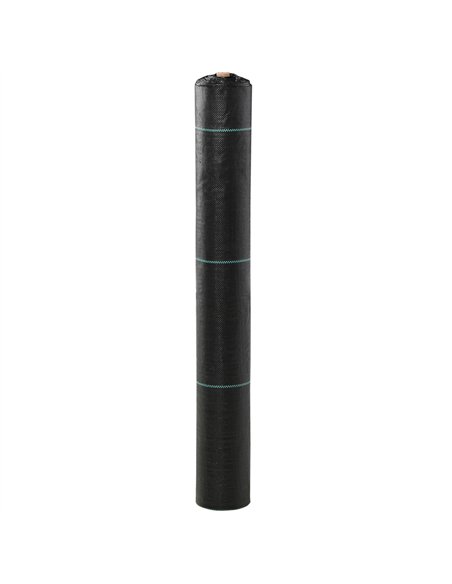 Outsunny 2m x 100m Heavy Duty Weed Control Membrane, Weed Membrane for Landscaping Driveway Gravel Artificial Grass Lawn Underla - pic 200483 | FastDaddyshop