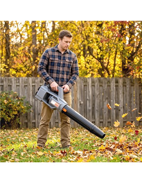 Outsunny Leaf Blower Cordless with 2 x 4000mAh Batteries & Charger, 36V Lightweight Garden Blower with 1000W Brushless Motor - pic 200566 | FastDaddyshop