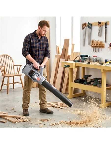 Outsunny Leaf Blower Cordless with 2 x 4000mAh Batteries & Charger, 36V Lightweight Garden Blower with 1000W Brushless Motor - pic 200573 | FastDaddyshop