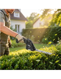Outsunny 2-in-1 Cordless Hedge Trimmer & Grass Shear with 7.2V 2 x Rechargeable 2000mAh Batteries, 2 Changeable Blades 2