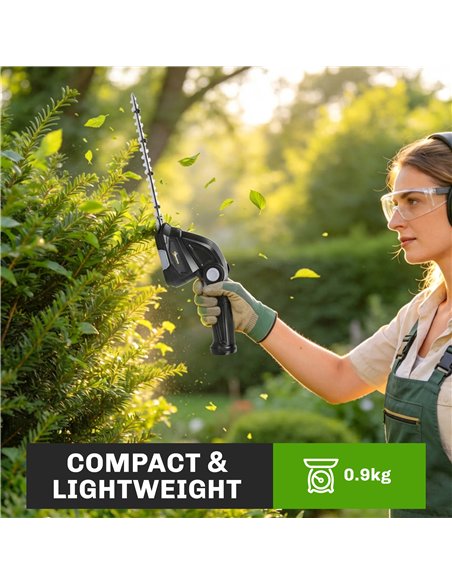 Outsunny 2-in-1 Cordless Hedge Trimmer & Grass Shear with 7.2V 2 x Rechargeable 2000mAh Batteries, 2 Changeable Blades - pic 200617 | FastDaddyshop