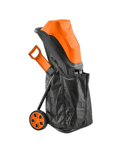 Outsunny 2500W Electric Wood Chipper, Corded Wood Mulcher Shredder with 45L Collection Bag, 4300RPM, 44mm Cutting Diameter - pic 200655 | FastDaddyshop
