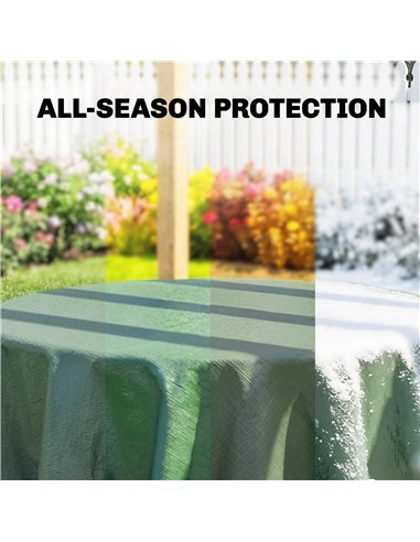 Outsunny 3 x 4m Waterproof Tarpaulin, 90GSM Tear-Resistant PE Tarp with Reinforced Grommets, UV Protected Cover