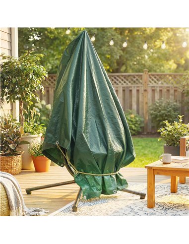 Outsunny 3 x 4m Waterproof Tarpaulin, 90GSM Tear-Resistant PE Tarp with Reinforced Grommets, UV Protected Cover