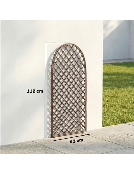 Outsunny Garden Trellis, Decorative Trellis Panels for Climbing Outdoor Plants, Vegetables, Vines, Flowers, Natural Wood Finish - pic 200810 | FastDaddyshop