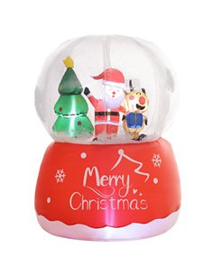 Outsunny 5.5ft Inflatable Snow Globe Christmas Decoration