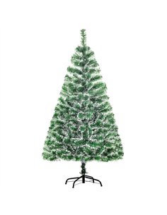 HOMCOM 5FT Indoor Christmas Tree Artificial Decoration Xmas Gift with Metal Stand Branch Tips