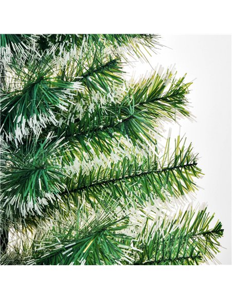 HOMCOM 5FT Indoor Christmas Tree Artificial Decoration Xmas Gift with Metal Stand Branch Tips - pic 201336 | FastDaddyshop