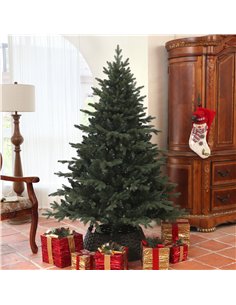 HOMCOM 6ft Artificial Spruce Christmas Tree - Green 2