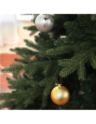 HOMCOM 6ft Artificial Spruce Christmas Tree - Green
