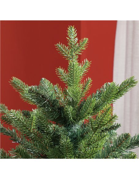HOMCOM 6ft Bare Artificial Christmas Tree, with 1821 Tips - Green - pic 201498 | FastDaddyshop